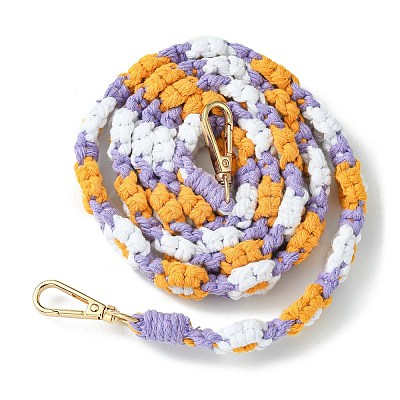 Alloy with Weave Cotton for DIY Keychains AJEW-CJ0001-32B-1