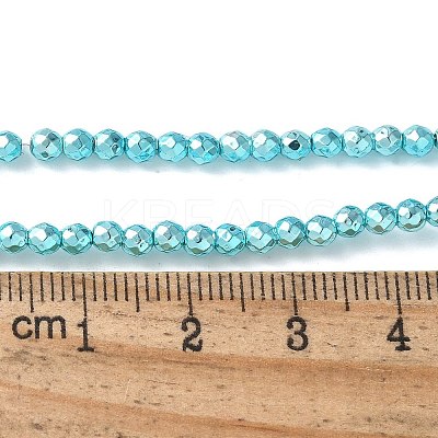 Baking Paint Synthetic Non-Magnetic Hematite Beads Strands G-H020-K01-11-1