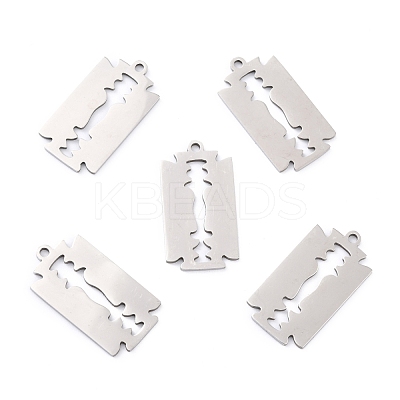 Non-Tarnish 201 Stainless Steel Pendants STAS-K003-09P-1