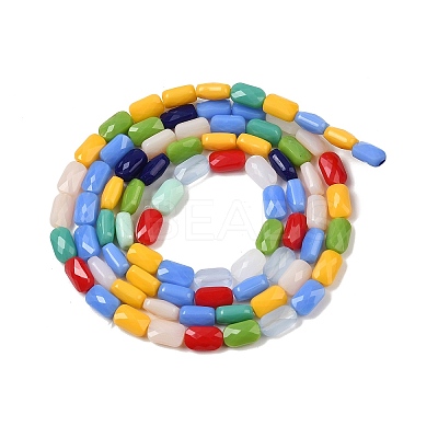 Opaque Glass Beads Strands GLAA-Z018-A-1
