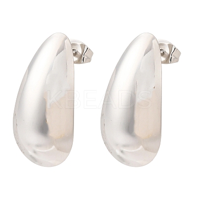 304 Stainless Steel Stud Earrings EJEW-I323-01P-05-1