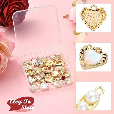 25Pcs 25 Styles Alloy Pendants FIND-YW0006-12-1