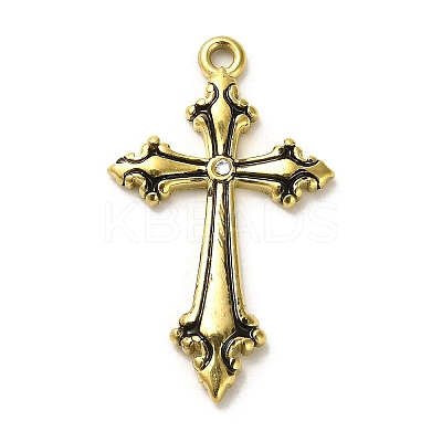 304 Stainless Steel Enamel with Cubic Zirconia Pendant FIND-WH0161-29AG-1