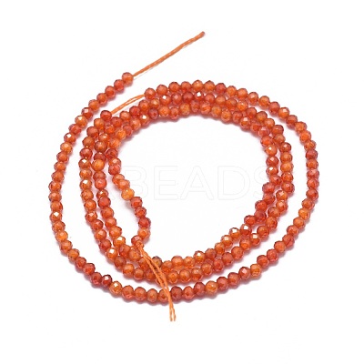 Cubic Zirconia Beads Strands G-G792-47-02A-1