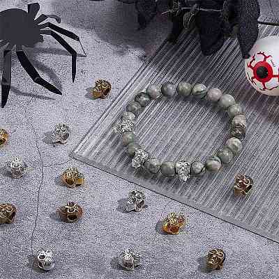 60Pcs 3 Colors Alloy European Beads FIND-PH0021-84-1
