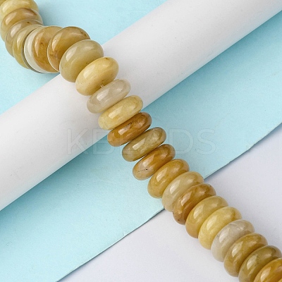 Natural Topaz Jade Beads Strands G-F743-01G-02-1