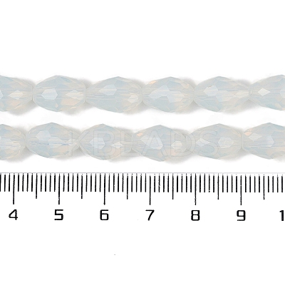 Electroplate Imitation Jade Glass Beads Strands EGLA-N013-J10mm-D02-1