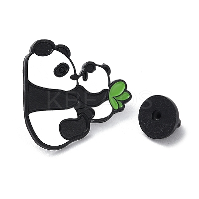 Mother and Son Panda Enamel Pin LS-JEWB-A019-01C-1