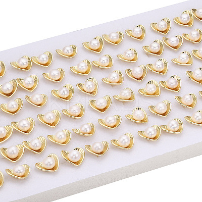 Natural Pearl Stud Earrings PEAR-N020-07F-1