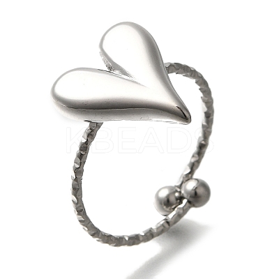 304 Stainless Steel Cuff Rings RJEW-Z074-09P-1