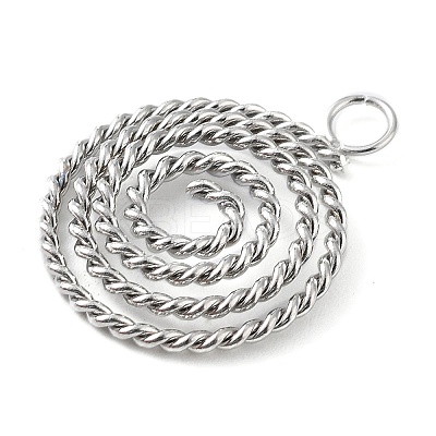 Non-Tarnish 304 Stainless Steel Pendants STAS-G313-01P-1