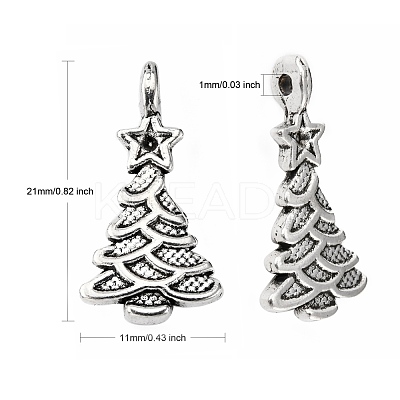 Tibetan Style Alloy Pendants LF0062Y-NF-1