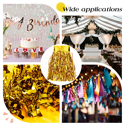 Plastic Foil Fringe Curtains DIY-WH0028-106C-1