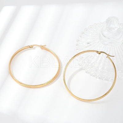201 Stainless Steel Hoop Earrings EJEW-Q026-17G-D-1