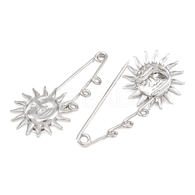 Sun 304 Stainless Steel Safety Pins Brooch Findings SA-CBA098D-13C-P-1