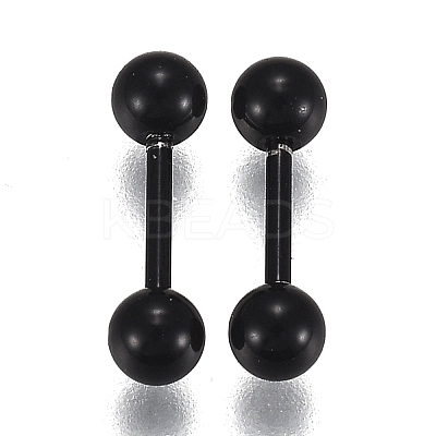 304 Stainless Steel Ball Stud Earrings EJEW-H113-02EB-A-1