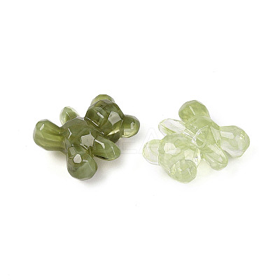 Opaque Acrylic Beads OACR-H038-25A-1
