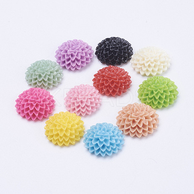 Opaque Resin Cabochons X-CRES-R021-M-1