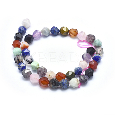 Natural Mixed Gemstone Beads Strands G-I213-21-1