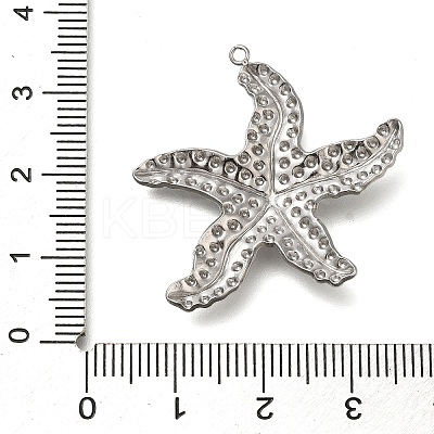 Anti-Tarnish 304 Stainless Steel Pendants STAS-I313-01B-P-1