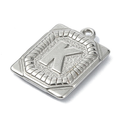 Anti-Tarnish 304 Stainless Steel Pendants STAS-U033-01P-K-1