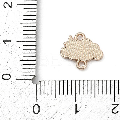 Alloy Enamel Star Cloud Connector Charms PALLOY-V001-04B-1