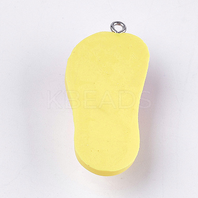 Handmade Polymer Clay Pendants CLAY-S093-04-1