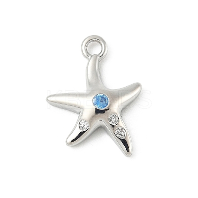 Brass Micro Pave Cubic Zirconia Charms LS-KK-M326-20B-P-1