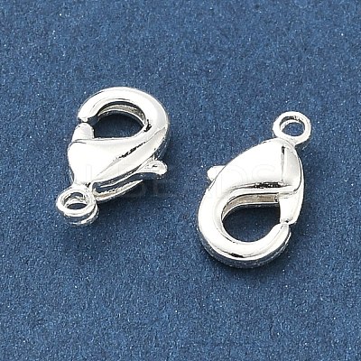 Brass Lobster Claw Clasps KK-H532-17A-S-1