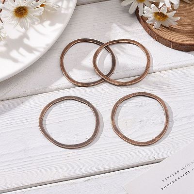 Tibetan Style Alloy Linking Rings LS-EA13479Y-R-1