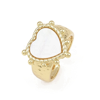 Brass Open Cuff Rings for Women RJEW-K308-04A-G-1