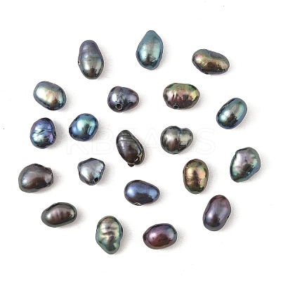 10Pcs Natural Cultured Freshwater Pearl Beads PEAR-YW0001-07C-1