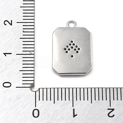 Brass Micro Pave Cubic Zirconia Pendants LS-KK-D283-30P-03-1