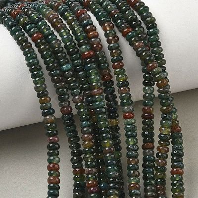 Natural Indian Agate Beads Strands G-N0173-04-2x4mm-1