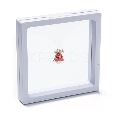 Square Transparent PE Thin Film Suspension Jewelry Display Box LS-CON-D009-01C-05-1