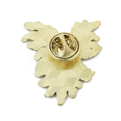 Leaf Enamel Pins JEWB-S040-01B-G-1