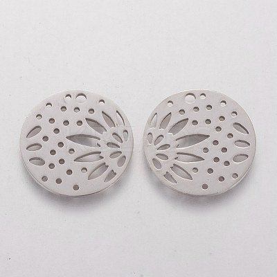 Non-Tarnish 201 Stainless Steel Pendants STAS-Q201-T475-1