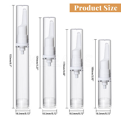 16Pcs 4 Styles Plastic Duckbill Nozzle Vacuum Pump Bottles DIY-GL0005-11-1