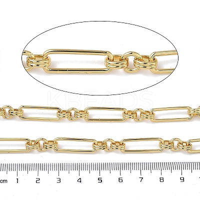 Rectangle Brass Link Chains CHC-H116-04G-1