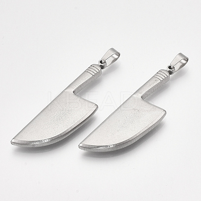 Non-Tarnish 304 Stainless Steel Big Pendants STAS-T045-25P-1