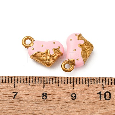 304 Stainless Steel Enamel Charms LS-STAS-Q363-12C-G-1