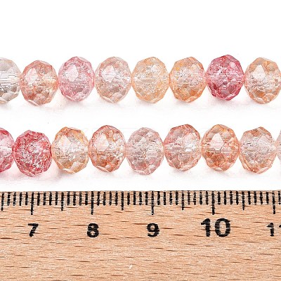 Transparent Glass Beads Strands GLAA-T023-8mm-A06-1