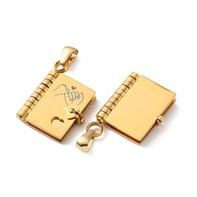 304 Stainless Steel Pendants SA-CBA694E-01G-04-1