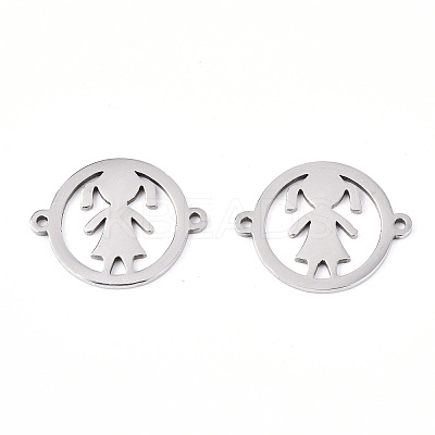 Tarnish Resistant 201 Stainless Steel Links Connectors STAS-S080-026P-1