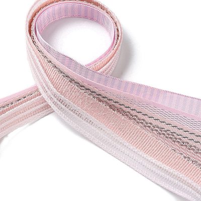 18 Yards 6 Styles Polyester Ribbon SRIB-Q022-D15-1