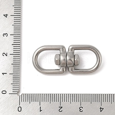 Non-Tarnish 304 Stainless Steel 8 Shape Swivel Clasps LS-STAS-S127-03P-01-1