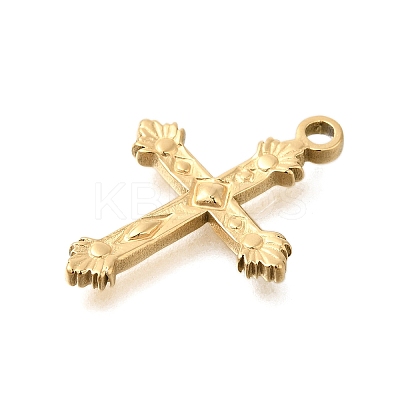 PVD Vacuum Plating 201 Stainless Steel Pendants STAS-C111-41G-1