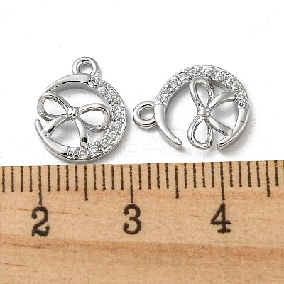 Brass Micro Pave Cubic Zirconia Charms LS-KK-H460-58P-1