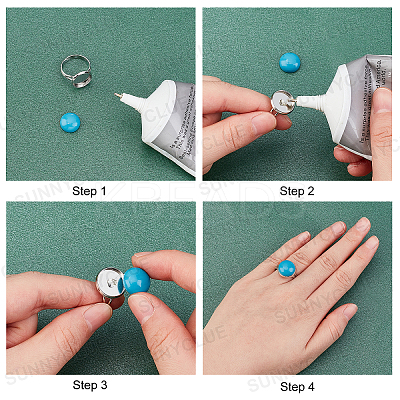 DIY Finger Ring Making Kit DIY-SC0017-73-1