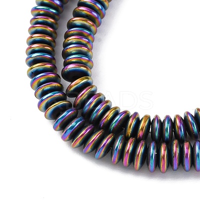 Electroplated Non-magnetic Hematite Beads Strands G-P571-B01-01-1